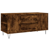 Coffee Table Smoked Oak 102x44.5x50 cm Engineered Wood 831001