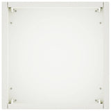 Garden Planter 2 pcs White 20 x 20 x 50 cm Cold-rolled Steel 8005305