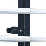 Foldable Transport Trolley 150 kg Aluminium Sliver 146448