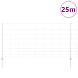 Wild Fence with Posts 25 x 1.2 m 3337123