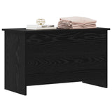 Storage Chest Black Oak 80 x 40 x 50 cm Engineered Wood 8011260