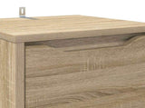 Bathroom Cabinet Sonoma Oak 30.5 x 30 x 101 cm Engineered Wood 888739
