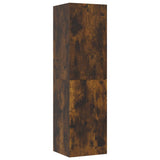 Wall-mounted TV Cabinet Smoked Oak 30.5x30x110 cm 826676