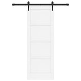 Sliding Door ORKDAL White 73.5 x 198.5 cm Solid Pine Wood 3333775