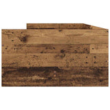 Bed Frame with Drawer Old Wood 100 x 200 cm Solid Pine Wood 3403201