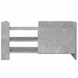 TV Cabinet Concrete Grey 80x35x40 cm Engineered Wood 848370