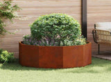 Planter Rusty 120 x 120 x 50 cm Weathering Steel 883751