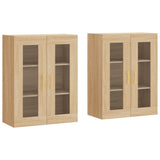 Wall Mounted Cabinets 2 pcs Sonoma Oak Engineered Wood 3197932