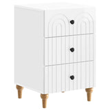 Bedside Cabinet with Drawer High Gloss White 43x 41 x 66.5 cm 894099