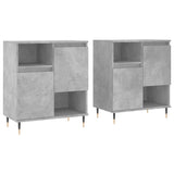 Sideboards 2 pcs Concrete Grey Engineered Wood 3190121