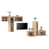 TV Cabinets 6 pcs Solid Wood Pine 3100254