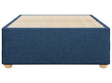 Bed Frame without Mattress Blue 100x200 cm Fabric 3284714