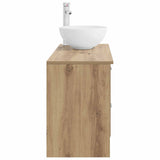 Bathroom Furniture Set 2 pcs Artisan Oak Engineered Wood 3403879