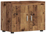 Bathroom Furniture Set TULUM 5 pcs Old Wood 60 x 34 x 63 cm 3398062