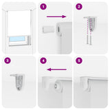 Shower Roller Blind 160x240 cm Fabric Width 156 cm 4014941