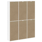 Side Cabinets 6 pcs "ODDA" White 40x24x79 cm Solid Wood Pine 3365355