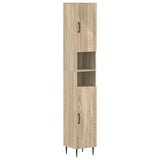 4 Piece Bathroom Cabinet Set HAARLEM Sonoma Oak Engineered Wood 3417938