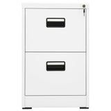 Filing Cabinet White 46x62x72.5 cm Steel 336270
