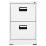 ZNTS Filing Cabinet White 46x62x72.5 cm Steel 336270