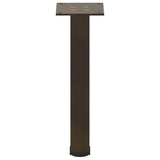 Coffee Table Legs 4 pcs Natural Steel 42-44 cm Steel 4012455