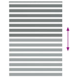 Zebra Blind Dark Grey 165x230 cm Fabric Width 160.9 cm Polyester 4014196