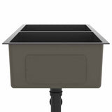 Handmade Kitchen Sink Black Stainless Steel 51523