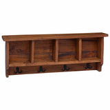 Hanger Brown 70 x 11 x 27 cm Solid Mahogany Wood 42012381