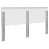 Headboard with Headboard Grey Sonoma 180 cm Engineered wood 887732