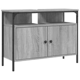 Bathroom Sink Cabinet Grey Sonoma 80x30x60 cm Engineered Wood 842444