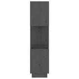 Book Cabinet/Room Divider Grey 51x25x101 cm Solid Wood Pine 814036