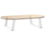 Coffee Table Legs U-Shaped 2 pcs White 60x cm Steel 4012749