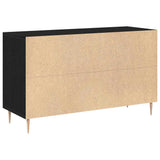 Sideboard Black Oak 100 x 36 x 60 cm Engineered Wood 862957