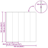 Laminate Flooring 5 pcs Light Beige 101 x 20 x 0.8 cm 42034074