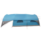 Tunnel Tent with Rainfly Water-Resistant 10-Person Blue 42042239
