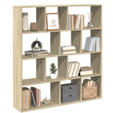 Book Cabinet Sonoma Oak 132x29x141,5 cm Engineered Wood 3310309