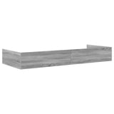 Bed Frame with Drawer Grey Sonoma 75 x 190 cm Engineered Wood 3335258
