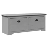 Hallway Bench BODO Grey 114x40x45 cm 4016871