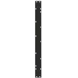 Dining Table Legs V-Shape 2 pcs Black 100x cm Steel 4012656