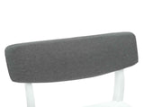 Dining Chairs 2 pcs White 48 x 49 x 95 cm Solid Rubber Wood 42020480