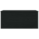Storage Box Black oak 100 x 42 x 46 cm Engineered Wood 862293