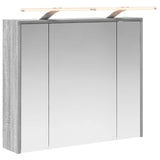 Bathroom Mirror Cabinet Grey Sonoma 73.5 x 16 x 62.5 cm 889180