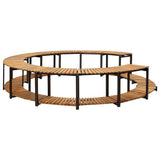 Spa Surround 273x53 cm Solid Acacia Wood 310091