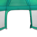 ZNTS Pool Tent with Removable Fly & Mesh Walls Sea Green 618x532 cm 4100629