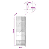 Gabion with 5 mm Wire and 5x5 cm Mesh 50x10x150 cm 3463987