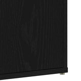 Shoe Cabinet Black Oak 60 x 35 x 70 cm Engineered Wood 862682