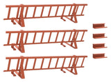 Roof Snow Guard Red 300 x 29.5 x 34.5 cm Steel 42028461