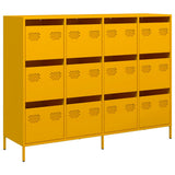 Sideboard Mustard Yellow 135x39x103.5 cm Cold-rolled Steel 3307176