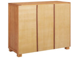 Cabinet with Storage Brown Solid Oak Wood 4106555