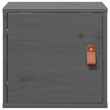 Wall Cabinets 2 pcs Grey 31.5x30x30 cm Solid Wood Pine 818360