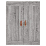 Highboard Grey Sonoma 69.5x34x180 cm Engineered Wood 3199791